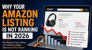 Amazon Listing Not Ranking in 2026? Fix These 7 Proven Reasons Fast